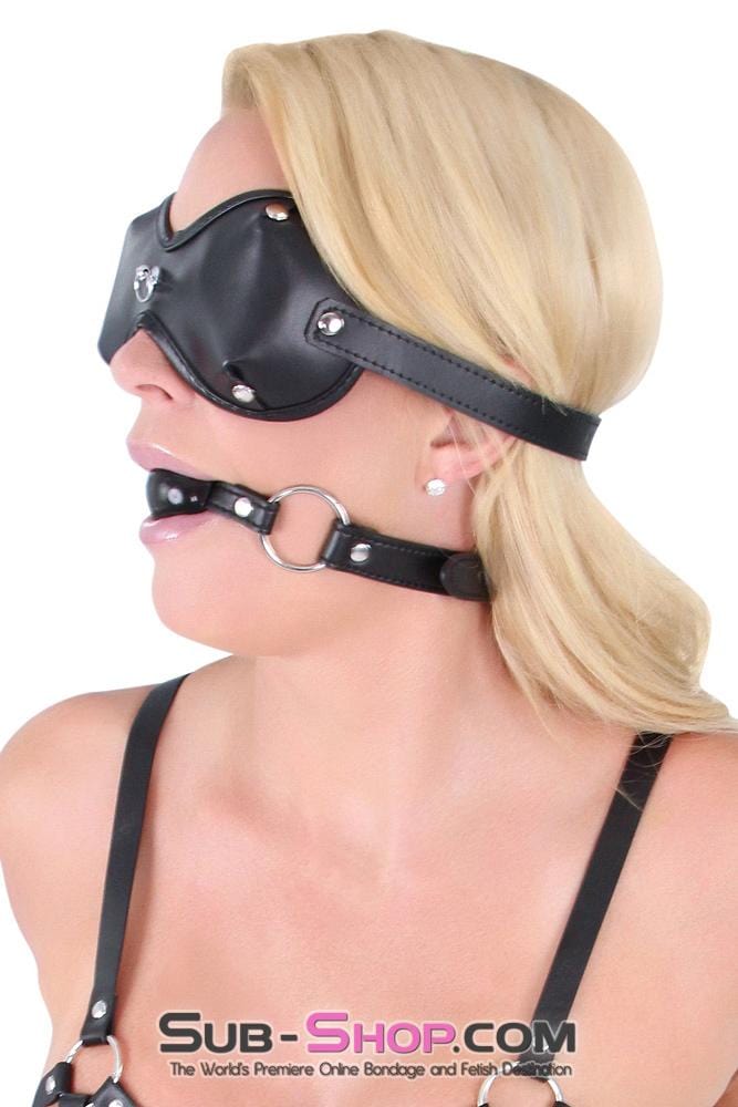 1354M      Supreme Coverage Blindfold with Kitten Post Hardware Blindfold   , Sub-Shop.com Bondage and Fetish Superstore