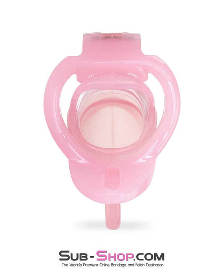 1358AR      Sissy Cock Blocker Silicone Tease and Torment Locking Male Chastity with Ball Divider Chastity   , Sub-Shop.com Bondage and Fetish Superstore