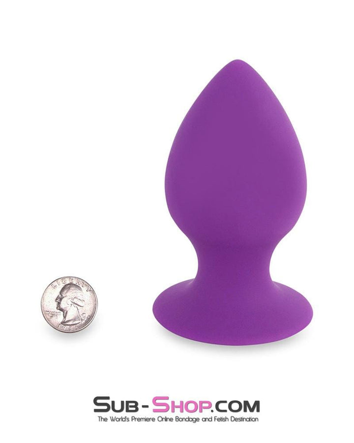 1365M      Make Me Take It BIG Silicone Butt Plug Butt Plug   , Sub-Shop.com Bondage and Fetish Superstore