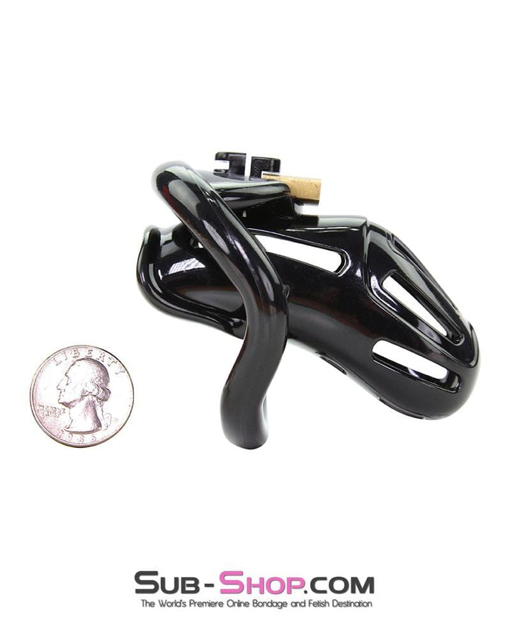 1510AR      Jailhouse Cock Black Locking Male Chastity Cage - MEGA Deal MEGA Deal   , Sub-Shop.com Bondage and Fetish Superstore