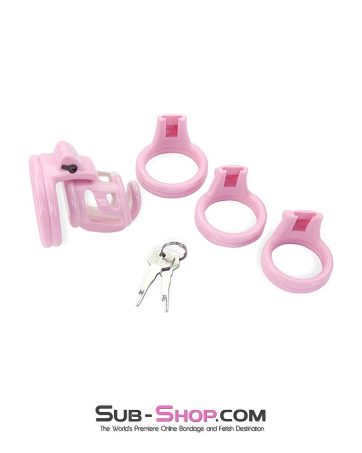 1561AR      Pretty Boy Pink Sissy High Security Male Chastity Device Chastity   , Sub-Shop.com Bondage and Fetish Superstore