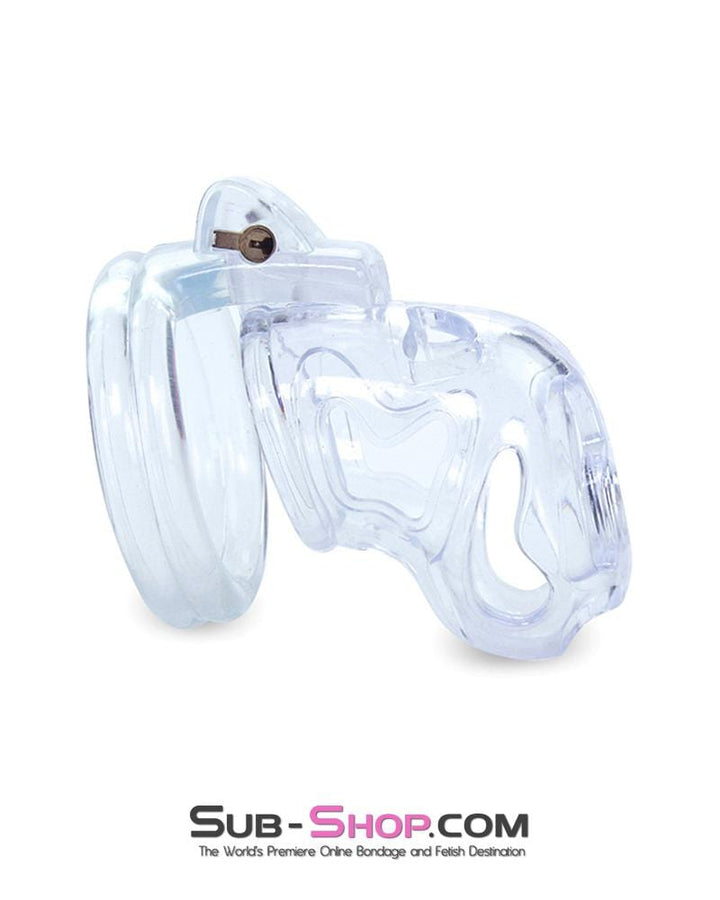 1571AR      Hard Up Clear High Security Cock Cage Chastity Device - MEGA Deal MEGA Deal   , Sub-Shop.com Bondage and Fetish Superstore