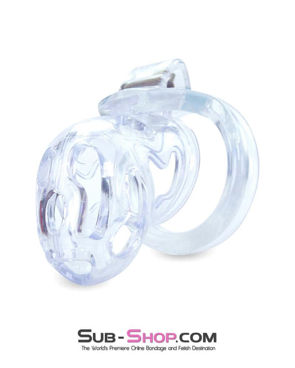 1571AR      Hard Up Clear High Security Cock Cage Chastity Device Chastity   , Sub-Shop.com Bondage and Fetish Superstore