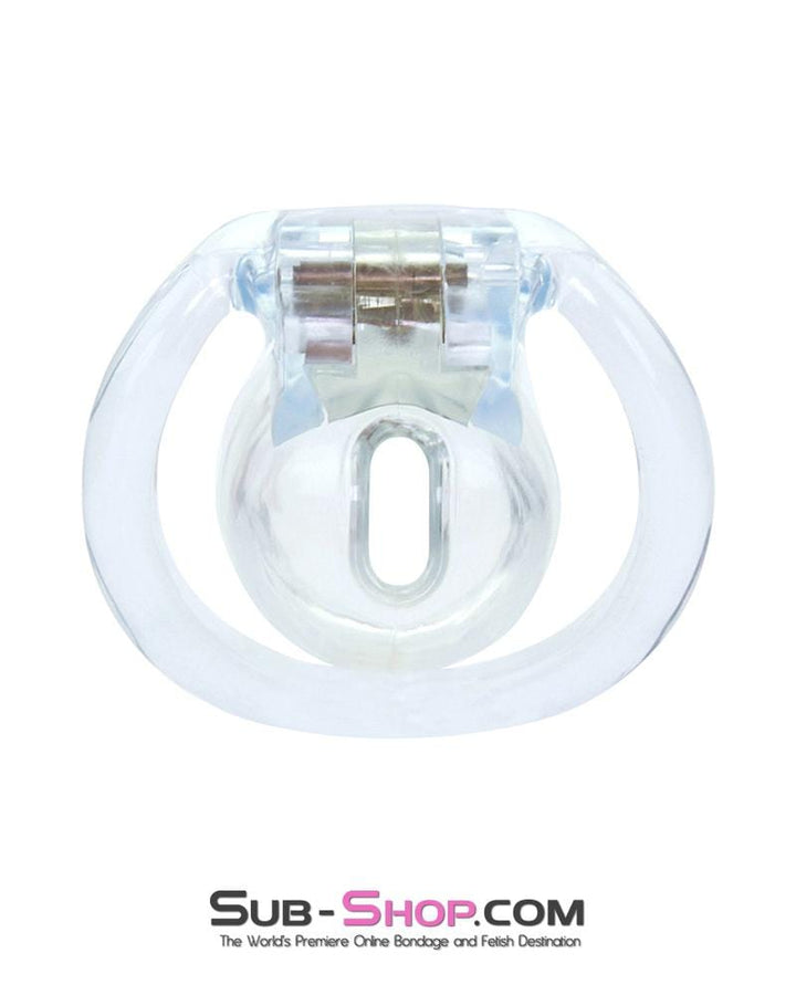 1578AR      Cuckold Mini Clear High Security Locking Male Chastity Chastity   , Sub-Shop.com Bondage and Fetish Superstore