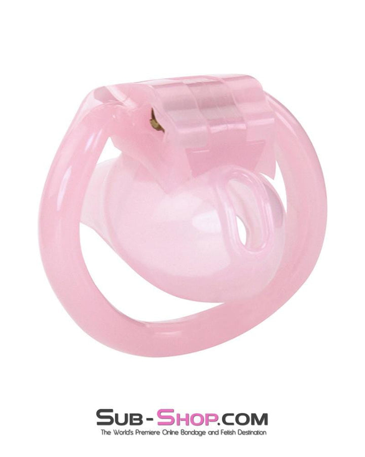 1581AR      Sissy Cuckold Mini Pink High Security Locking Male Chastity - MEGA Deal MEGA Deal   , Sub-Shop.com Bondage and Fetish Superstore