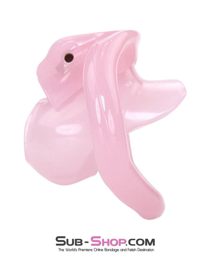 1581AR      Sissy Cuckold Mini Pink High Security Locking Male Chastity - MEGA Deal MEGA Deal   , Sub-Shop.com Bondage and Fetish Superstore