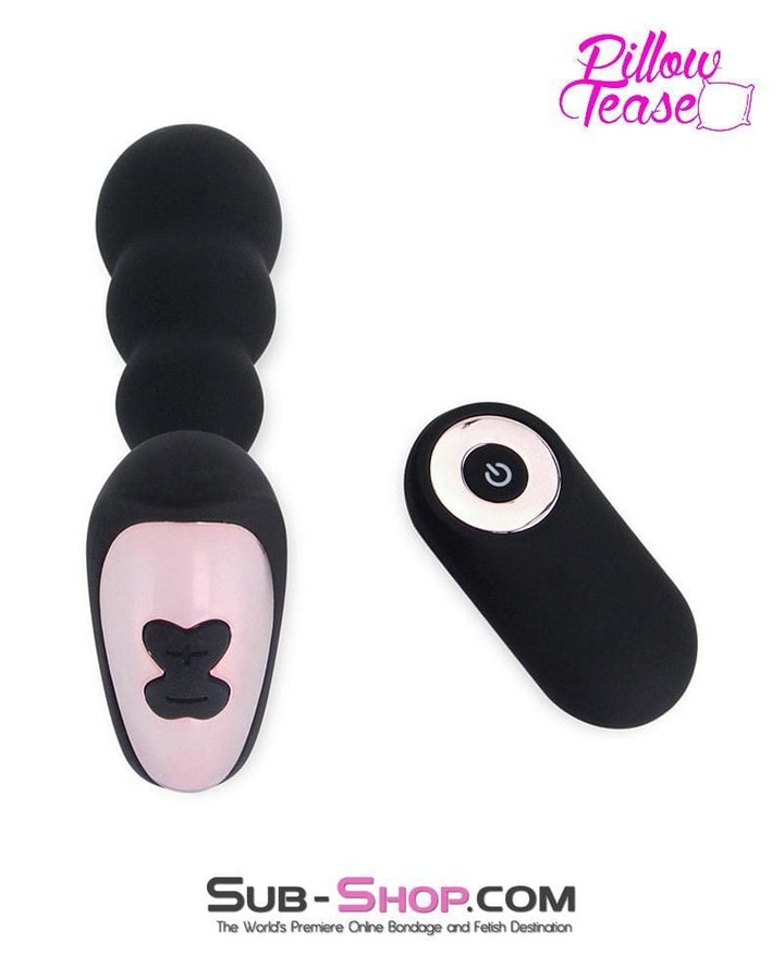 1594M-SIS      Sissy Maid Rechargeable Remote Control 10 Function Waterproof Vibrating Wireless Silicone Anal Plug Sissy   , Sub-Shop.com Bondage and Fetish Superstore