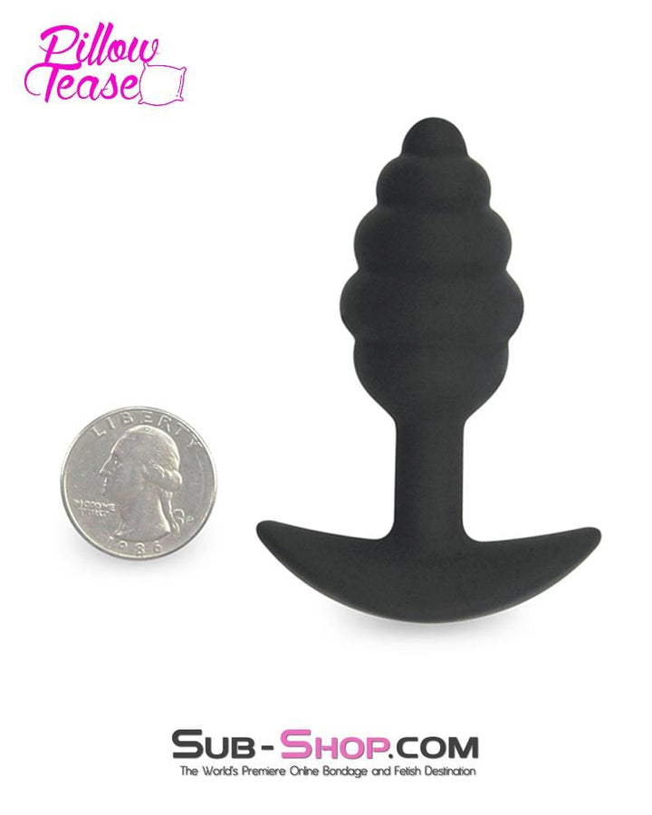 1673M      Mini Screw Silicone Butt Plug - LAST CHANCE - Final Closeout! MEGA Deal   , Sub-Shop.com Bondage and Fetish Superstore