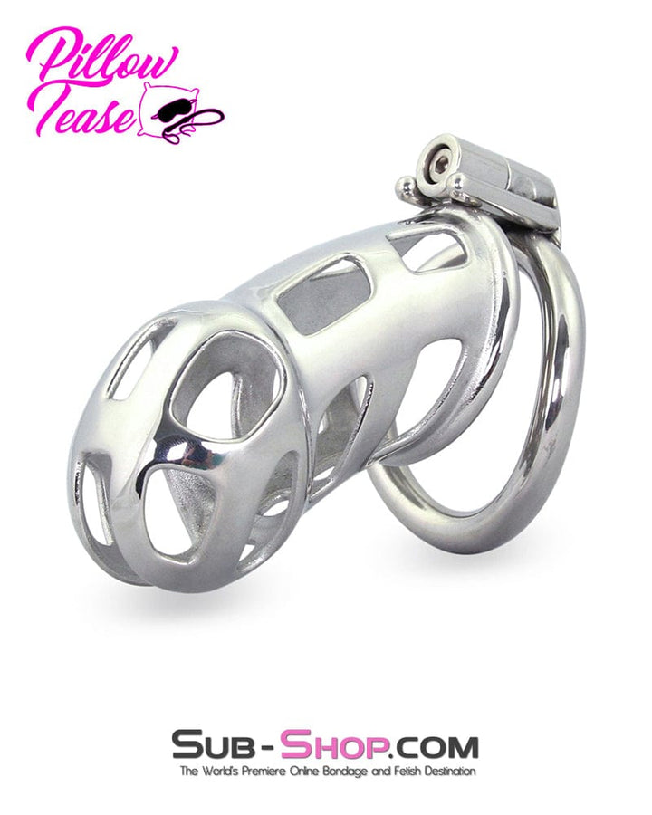 1691AR-SIS      Long Teasing Night Steel Male Sissy Chastity Cage Device Sissy   , Sub-Shop.com Bondage and Fetish Superstore