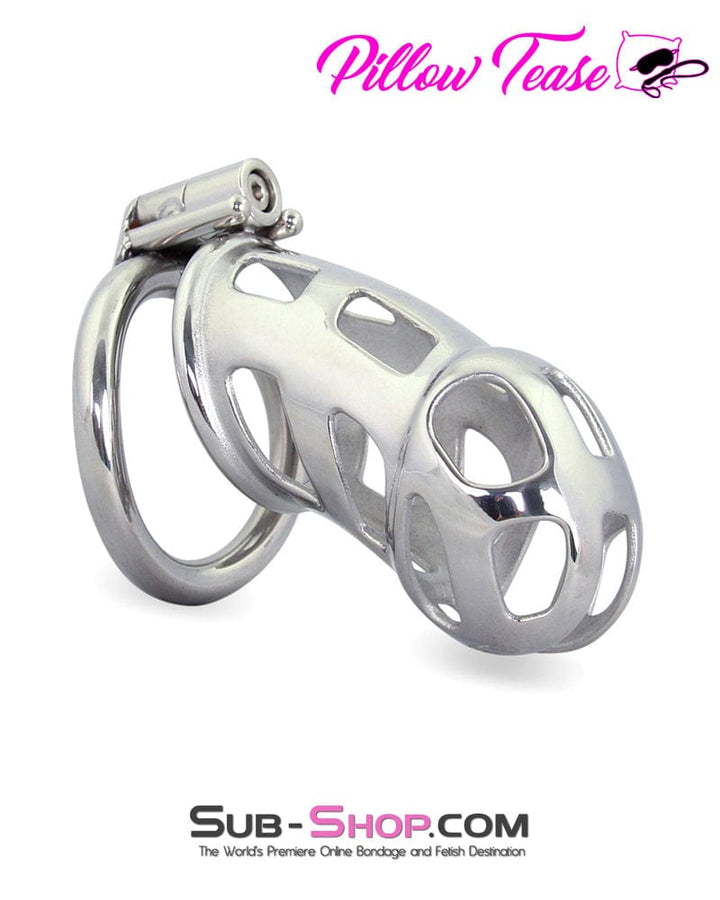 1691AR      Long Teasing Night Steel Male Chastity Cage Device Chastity   , Sub-Shop.com Bondage and Fetish Superstore