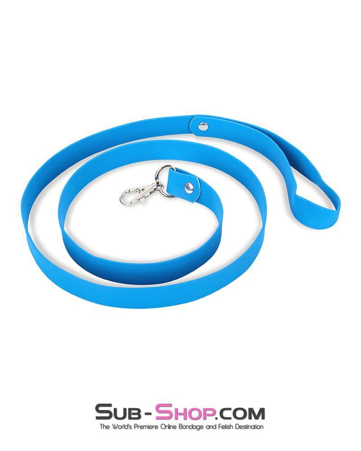 1718MQ      Tantric Blue Vegan Leather Long Leash - MEGA Deal MEGA Deal   , Sub-Shop.com Bondage and Fetish Superstore