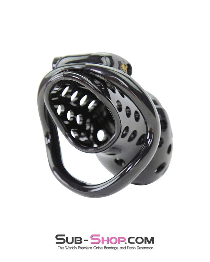 1722AR      Boy Toy Black High Security Pin Tumbler Locking Cock Cage Chastity Chastity   , Sub-Shop.com Bondage and Fetish Superstore