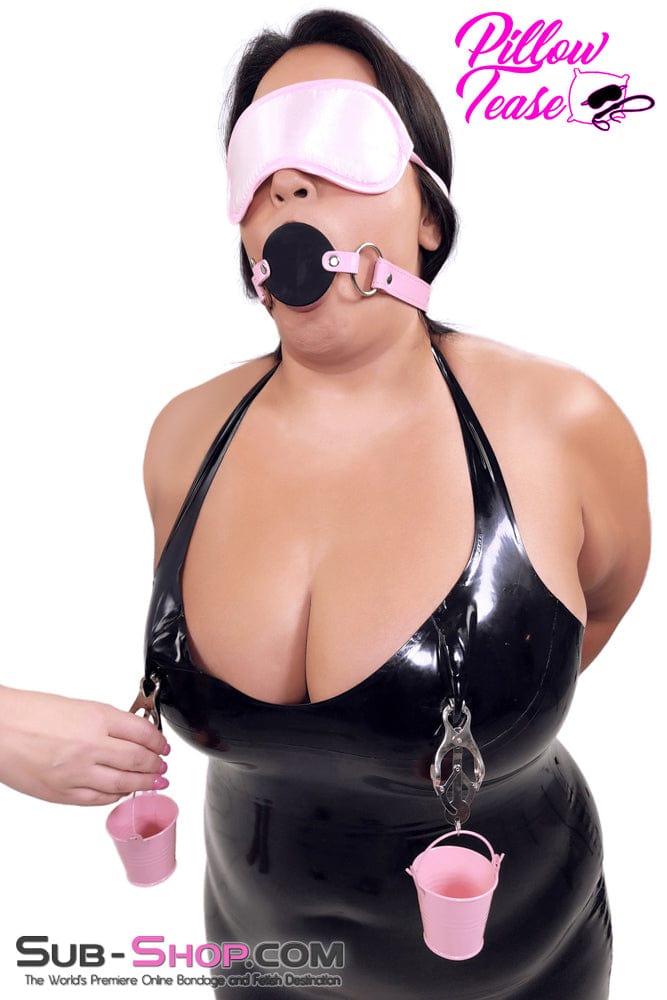 0401DL      Blow Job Trainer Locking Princess Pink Silicone Penis Gag Gags   , Sub-Shop.com Bondage and Fetish Superstore