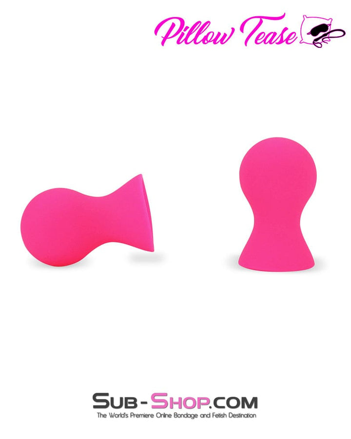 1791M-SIS      Pink Sissy Silicone Nipple Suckers Set Sissy   , Sub-Shop.com Bondage and Fetish Superstore