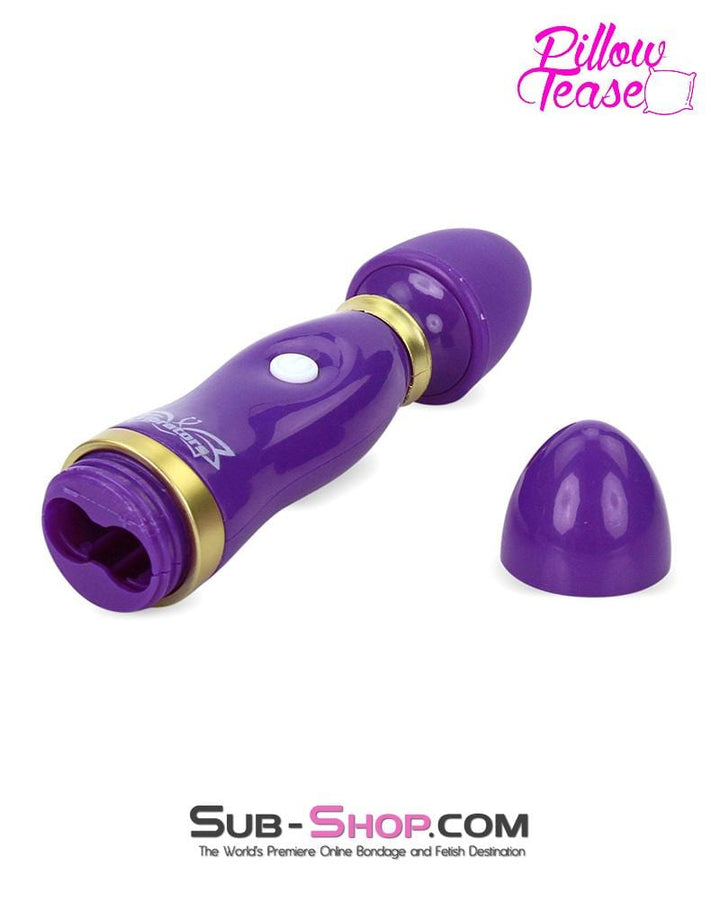 0180M      Purple Mini Mite 12 Function Wand Vibrator Vibrators   , Sub-Shop.com Bondage and Fetish Superstore