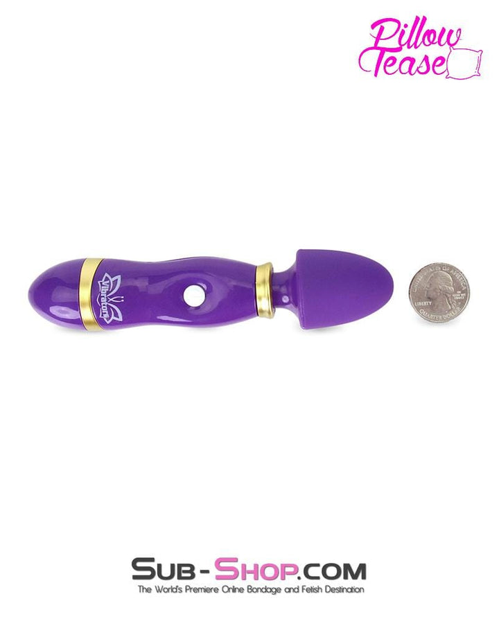 0180M      Purple Mini Mite 12 Function Wand Vibrator Vibrators   , Sub-Shop.com Bondage and Fetish Superstore