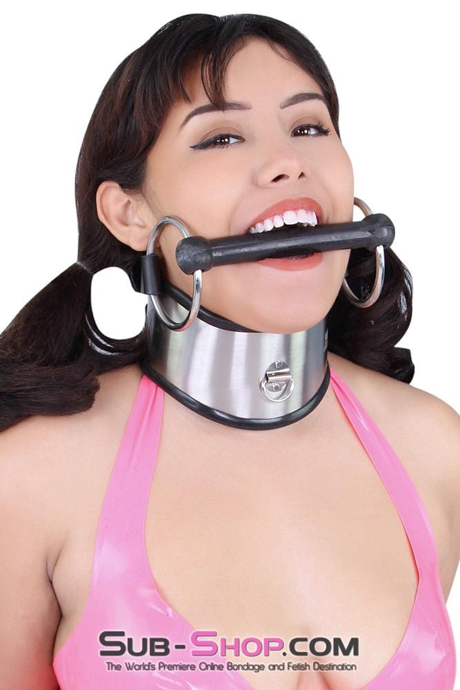 0423A    Rubber Bit Gag Gags   , Sub-Shop.com Bondage and Fetish Superstore