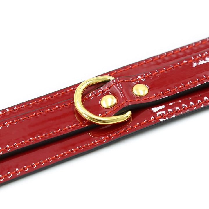 1869MQ      Candy Apple Gold Standard Wrist Cuffs - MEGA Deal MEGA Deal   , Sub-Shop.com Bondage and Fetish Superstore