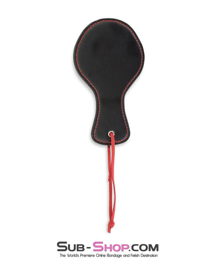 0215DL      French Kiss Red Stitched Mini Pocket Paddler Paddle   , Sub-Shop.com Bondage and Fetish Superstore