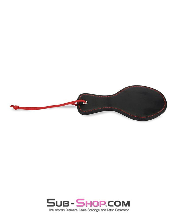 0215DL      French Kiss Red Stitched Mini Pocket Paddler Paddle   , Sub-Shop.com Bondage and Fetish Superstore