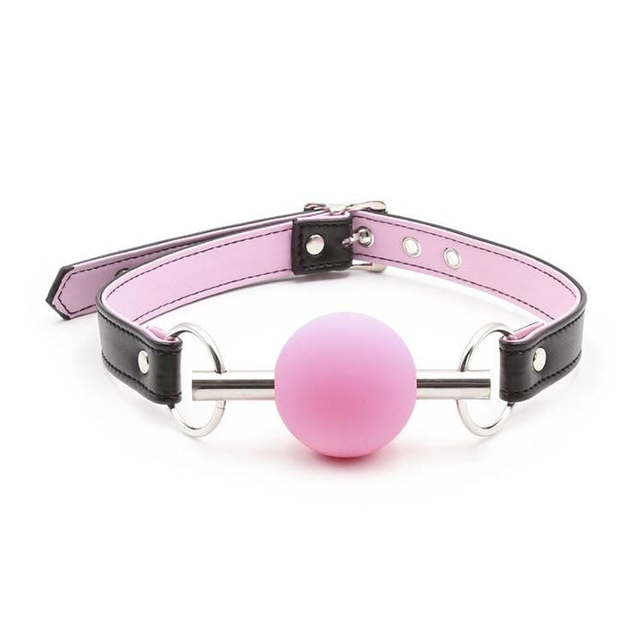 2201MQ      Chomp at the Bit Pink Silicone Ball Gag Ballgag   , Sub-Shop.com Bondage and Fetish Superstore