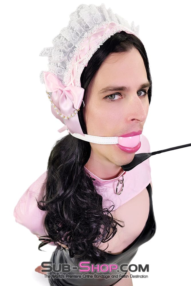 2217AE-SIS      Pink Frilly Sissy Maid Headband Sissy   , Sub-Shop.com Bondage and Fetish Superstore