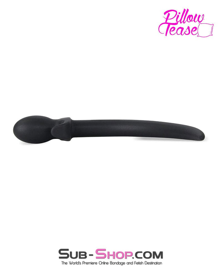 0248M      Puppy Dog Pet Play Silicone Anal Plug Dog Tail, Small Plug Butt Plug   , Sub-Shop.com Bondage and Fetish Superstore