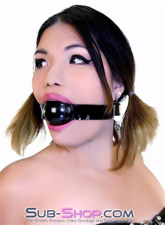 2494A   Rubber Strap 2” Large Ballgag, Black Ball Gags   , Sub-Shop.com Bondage and Fetish Superstore