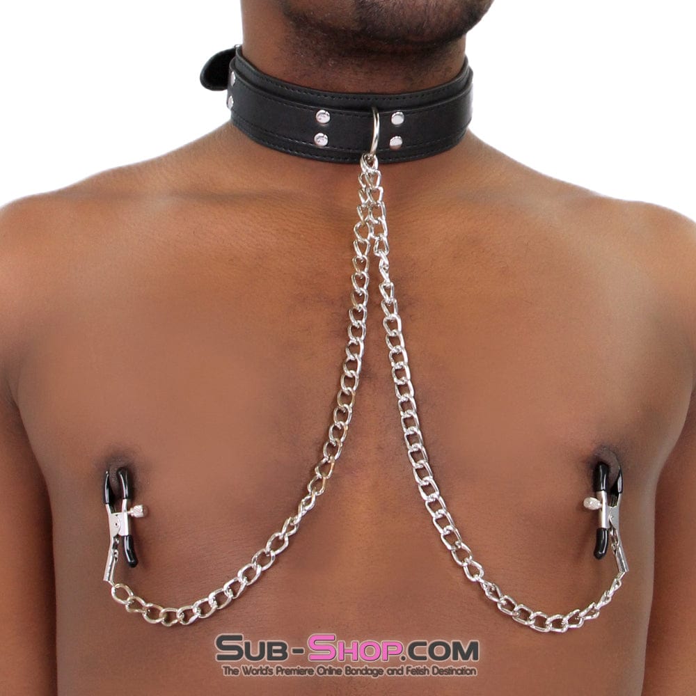 BDSM Fetish Bra Strap & Gag Ring & Nipple Clamps 3 in 1 Fetish Kit