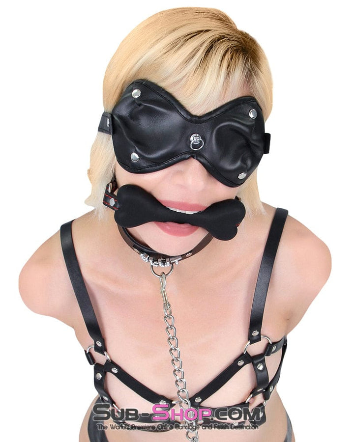 7114DL      Puppy Play Bone Gag - MEGA Deal Black Friday Blowout   , Sub-Shop.com Bondage and Fetish Superstore