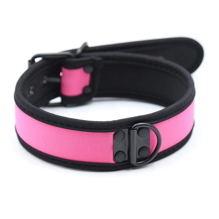 2610MQ-SIS      Pretty Boi Sissy Pink Sissy Mistress Neoprene Lined Soft Bondage Play Collar Sissy   , Sub-Shop.com Bondage and Fetish Superstore