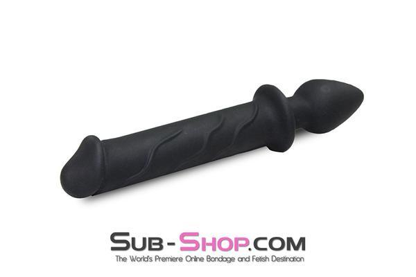 2704M      Dual Pleasures Double Ended Silicone Dildo and Butt Plug - LAST CHANCE - Final Closeout! Black Friday Blowout   , Sub-Shop.com Bondage and Fetish Superstore