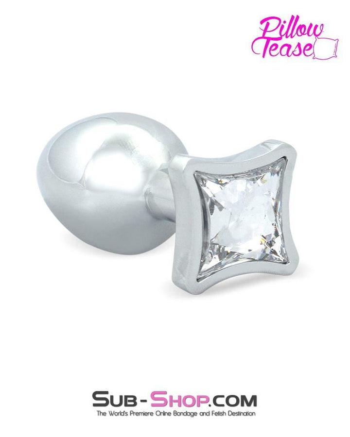 0304E      Small Starburst Crystal Chrome Anal Plug - LAST CHANCE - Final Closeout! MEGA Deal   , Sub-Shop.com Bondage and Fetish Superstore