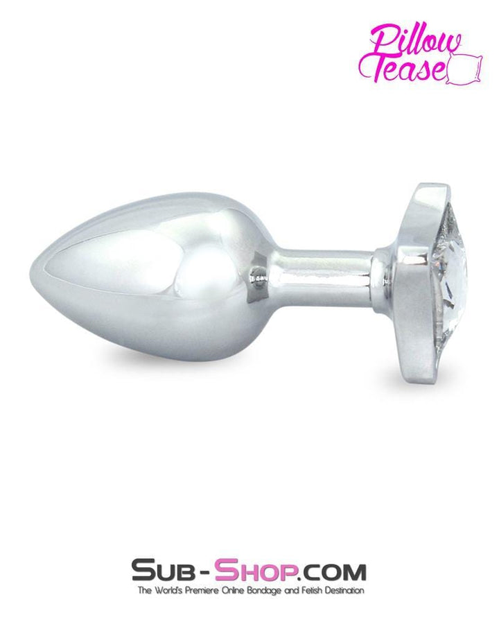 0304E      Small Starburst Crystal Chrome Anal Plug - LAST CHANCE - Final Closeout! MEGA Deal   , Sub-Shop.com Bondage and Fetish Superstore