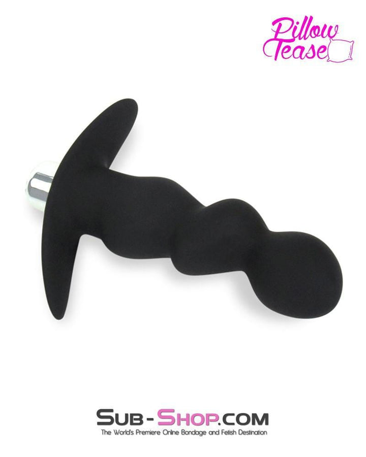 0311E      Rippled Vibrating Silicone Prostate P-Spot Anal Plug - MEGA Deal MEGA Deal   , Sub-Shop.com Bondage and Fetish Superstore