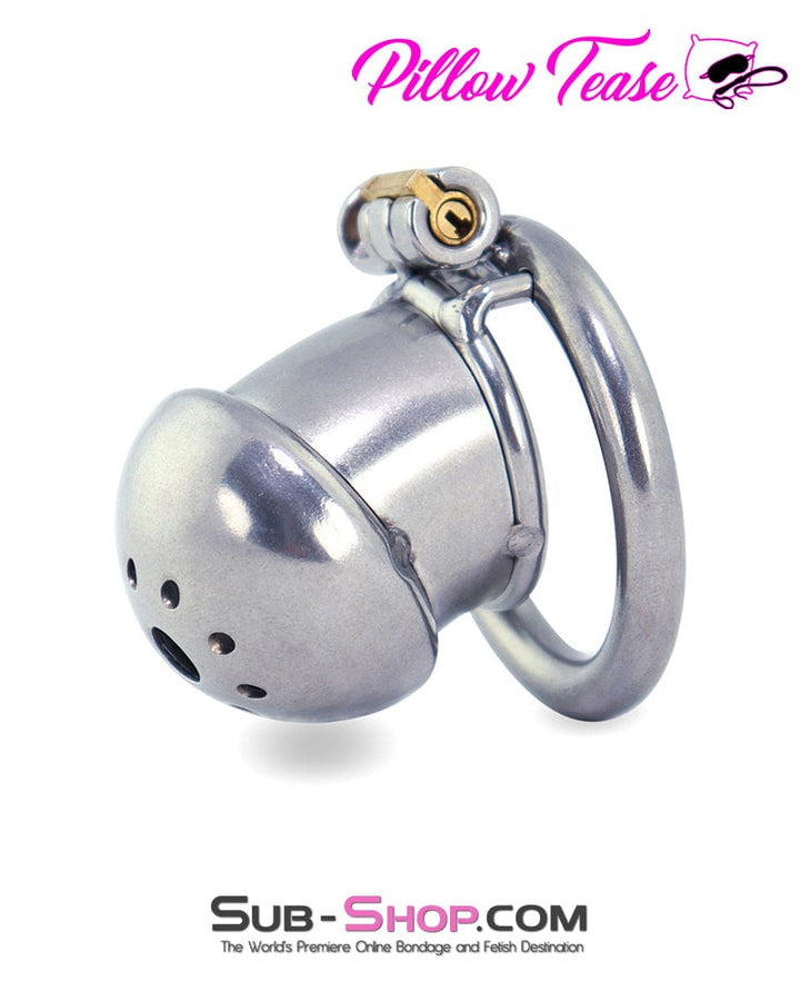 3412AR      Tiny Cock Cap Locking Steel Chastity Cock Cage Chastity   , Sub-Shop.com Bondage and Fetish Superstore