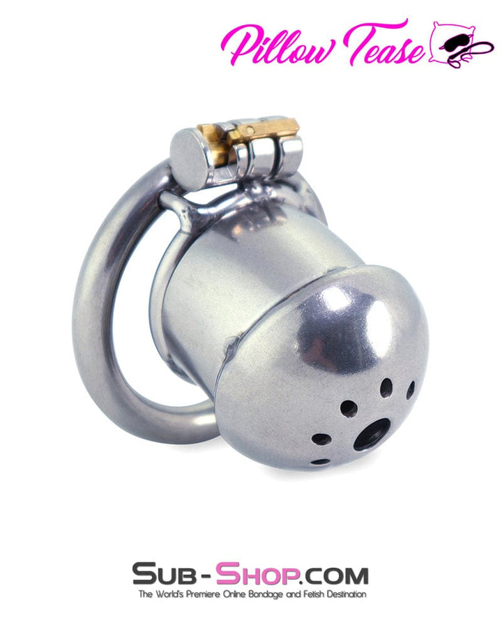 3412AR      Tiny Cock Cap Locking Steel Chastity Cock Cage Chastity   , Sub-Shop.com Bondage and Fetish Superstore