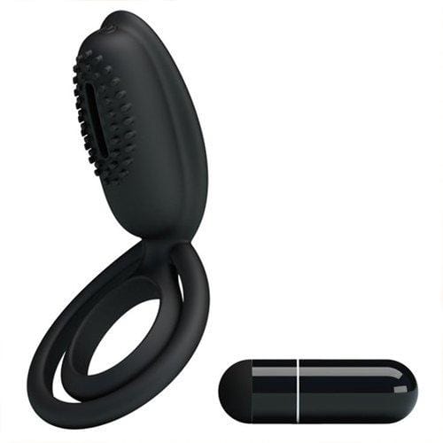 3468M      Cock and Balls Double Ring with Clit Stimulator - LAST CHANCE - Final Closeout! MEGA Deal   , Sub-Shop.com Bondage and Fetish Superstore