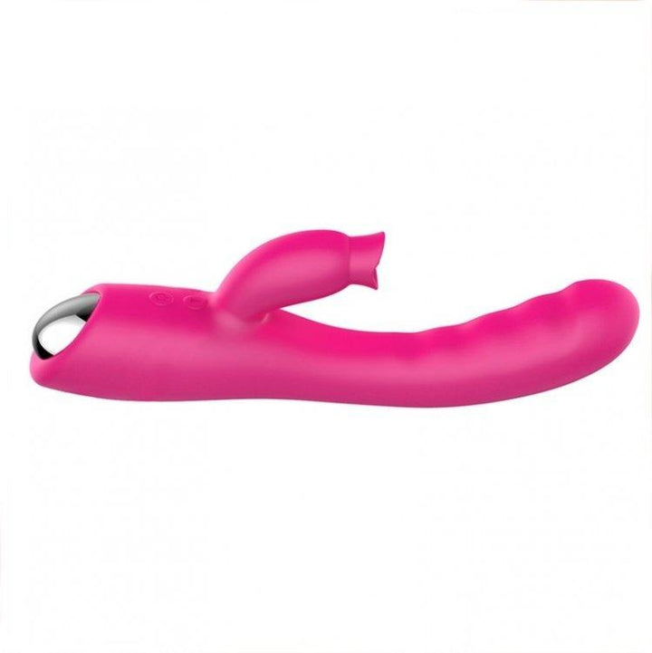 3472M      Rechargeable Warming Multi Function Vibrator with Tounge Clitoral Stimulator Vibrators   , Sub-Shop.com Bondage and Fetish Superstore