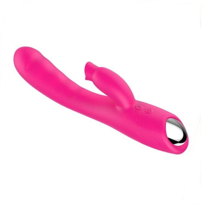 3472M      Rechargeable Warming Multi Function Vibrator with Tounge Clitoral Stimulator Vibrators   , Sub-Shop.com Bondage and Fetish Superstore