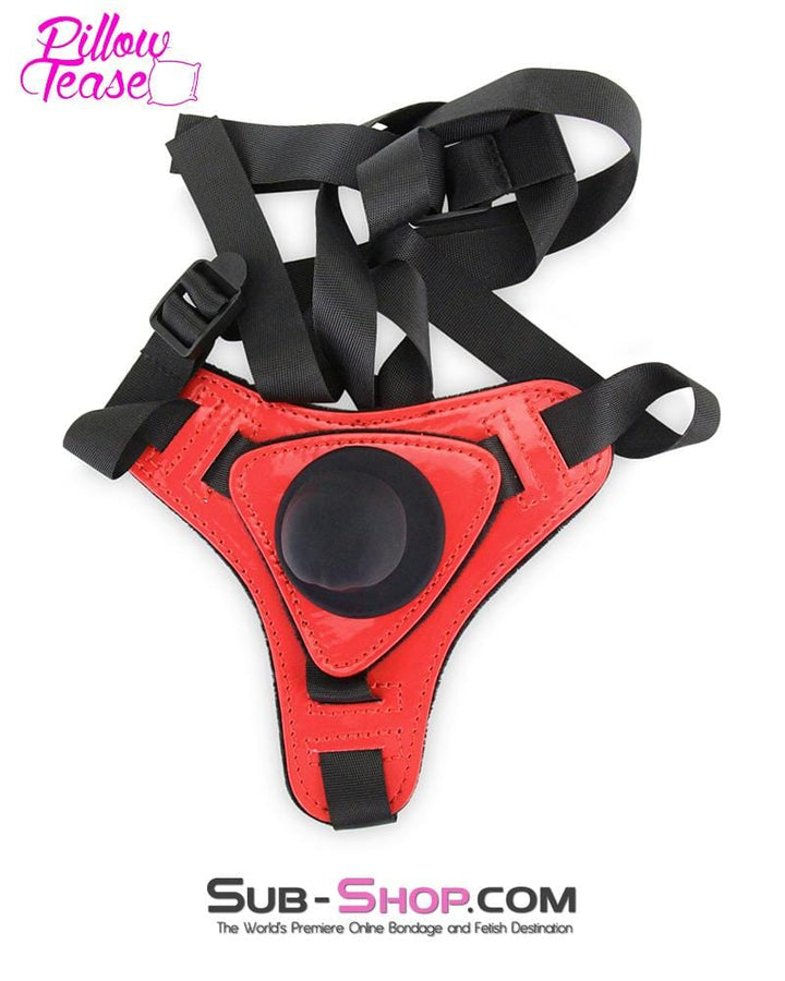 3479M      Little Red Devil Strap-on Harness with Detachable Penis Strap On   , Sub-Shop.com Bondage and Fetish Superstore