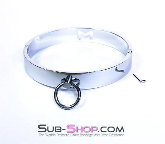 3638BD      Forever My Love, Steel Ownership Collar - MEGA Deal Black Friday Blowout   , Sub-Shop.com Bondage and Fetish Superstore