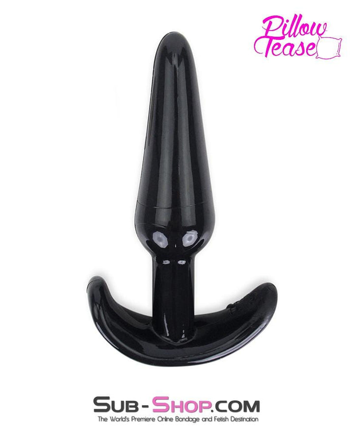 3727M      Anal Beginner Small Black Jelly Butt Plug Butt Plug   , Sub-Shop.com Bondage and Fetish Superstore