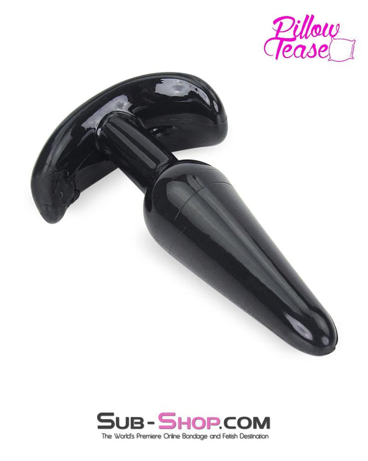 3727M      Anal Beginner Small Black Jelly Butt Plug Butt Plug   , Sub-Shop.com Bondage and Fetish Superstore