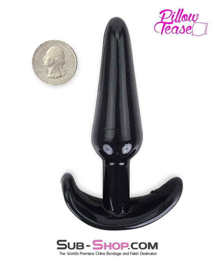 3727M      Anal Beginner Small Black Jelly Butt Plug Butt Plug   , Sub-Shop.com Bondage and Fetish Superstore