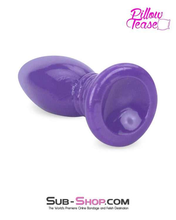 0372E      Purple Jelly Ribbed Rocket Anal Plug - LAST CHANCE - Final Closeout! MEGA Deal   , Sub-Shop.com Bondage and Fetish Superstore