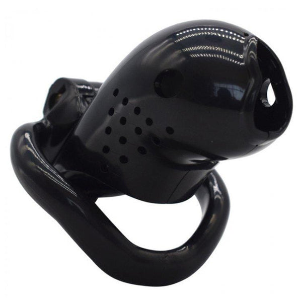 3732M      Just the Tip Black Cock Tease High Security Chastity Cock Lock - MEGA Deal MEGA Deal   , Sub-Shop.com Bondage and Fetish Superstore