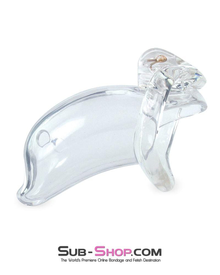 3734M      Bottled Up Clear High Security Male Chastity Device - LAST CHANCE - Final Closeout! MEGA Deal   , Sub-Shop.com Bondage and Fetish Superstore