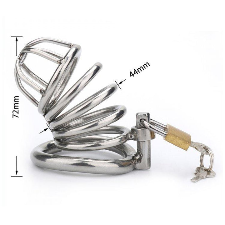 3749M      Cock Blocker Locking Steel Tease and Torment Chastity Cock Cage Chastity   , Sub-Shop.com Bondage and Fetish Superstore