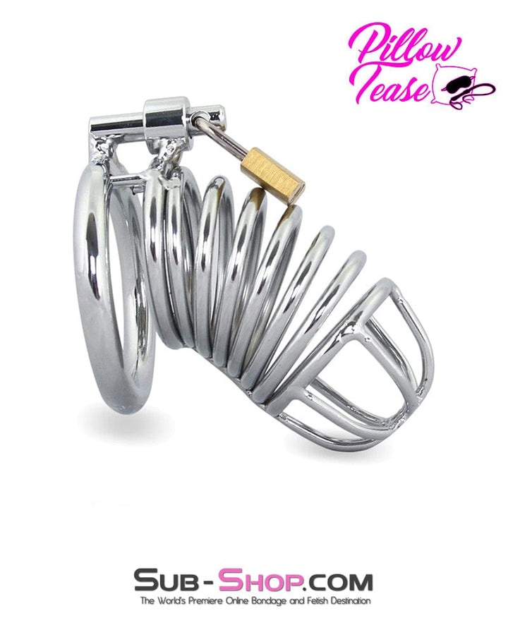 3749M      Cock Blocker Locking Steel Tease and Torment Chastity Cock Cage Chastity   , Sub-Shop.com Bondage and Fetish Superstore